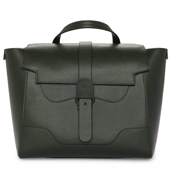 Senreve Handbags - Hardly used! Senreve Pebbled Noir/Gold Maestra bag